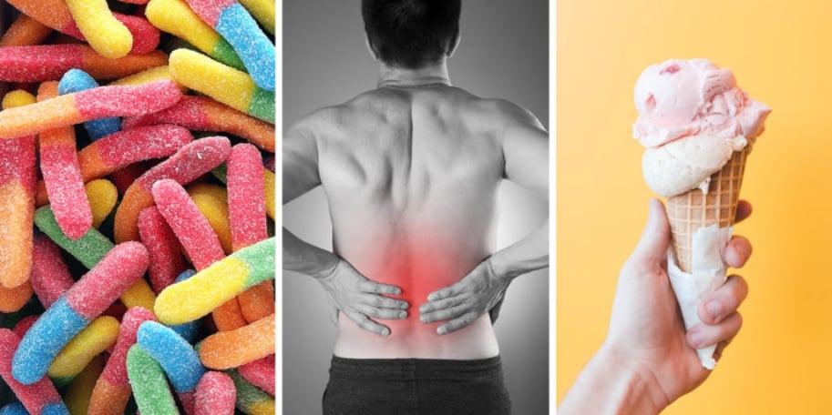 Как чрезмерное потребление сахара влияет на боль в спине