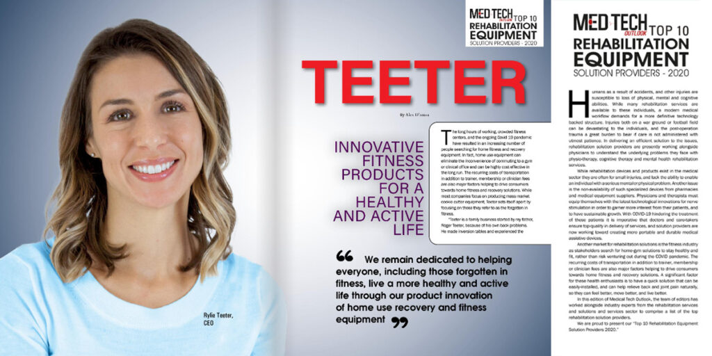 Teeter признан «Лучшим поставщиком реабилитационного оборудования»